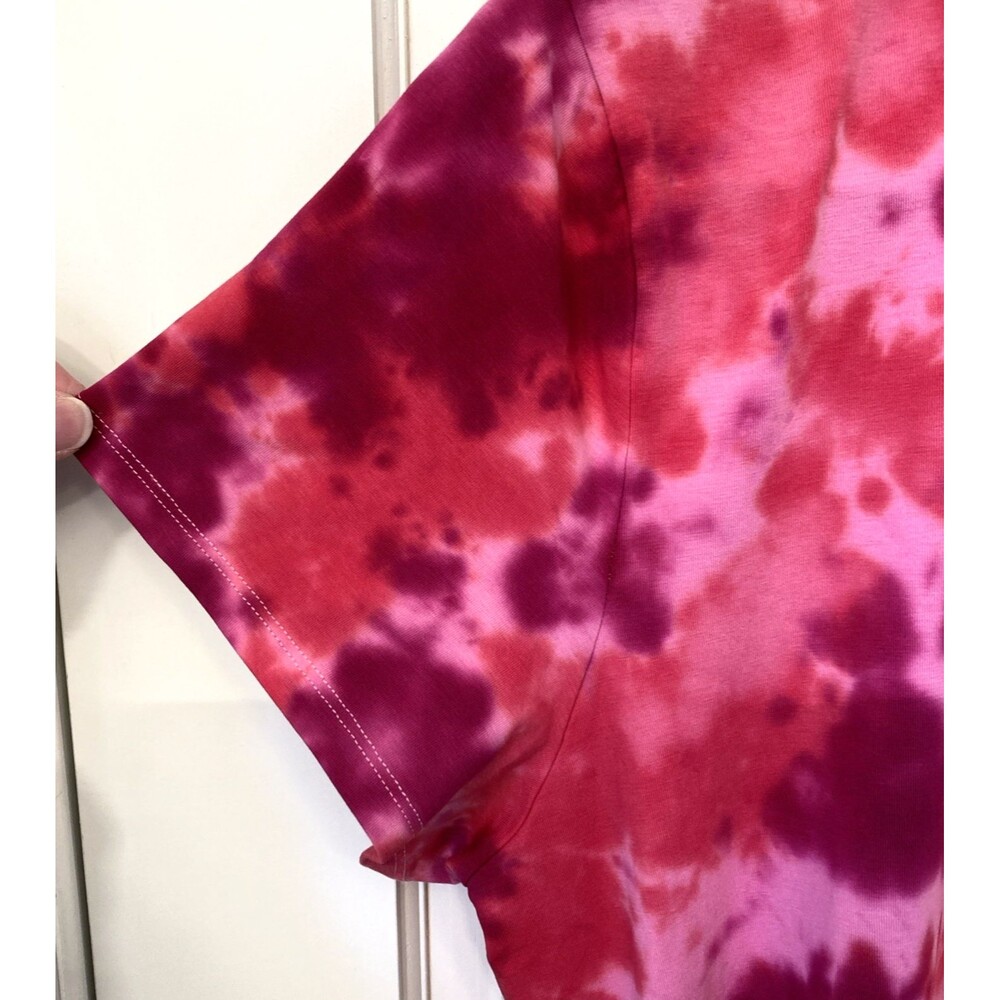 PINK Victoria's Secret Tie Dye Ruch Bodycon Tight Stretches Mini Dress XXL Beach - Picture 3 of 13